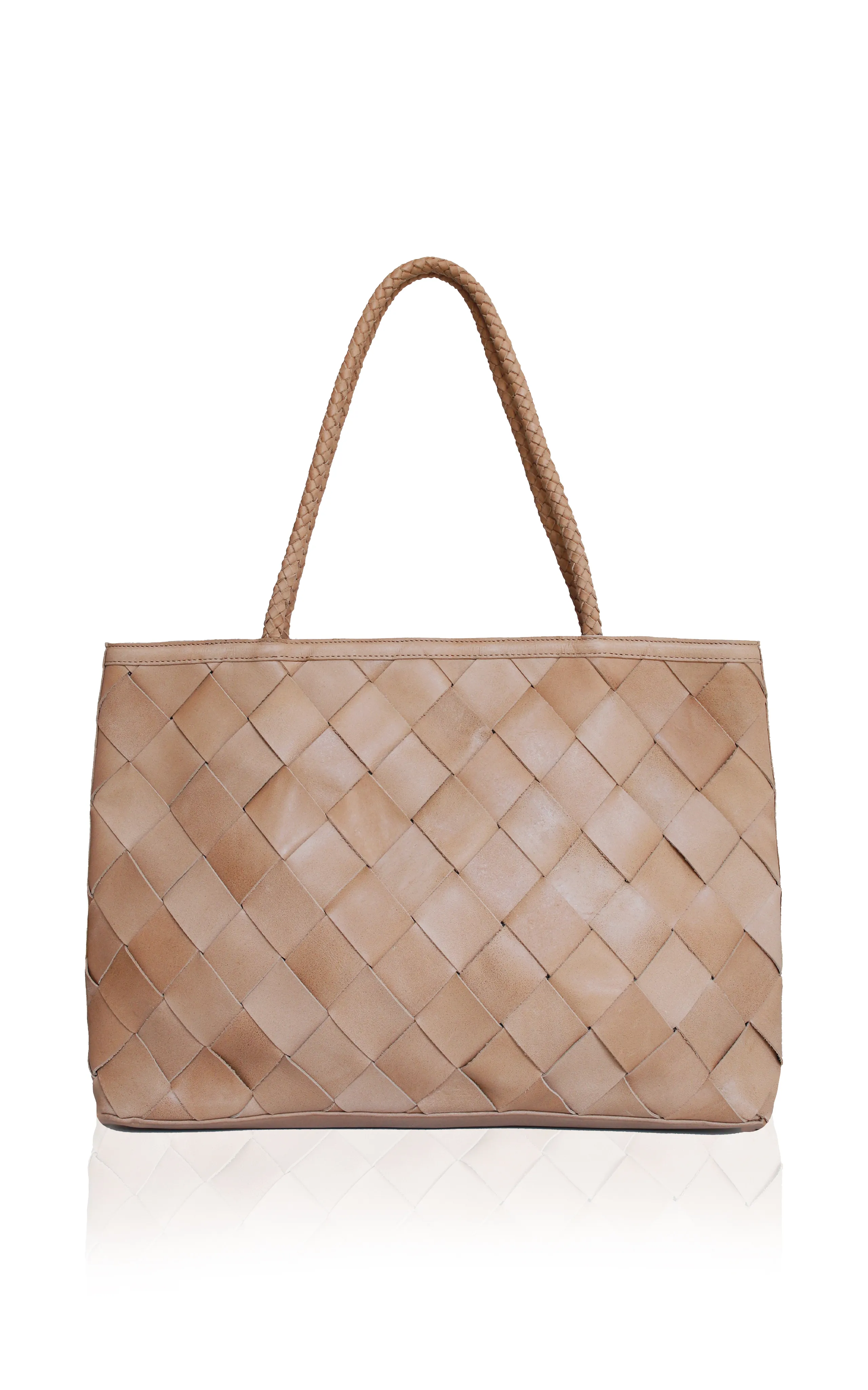 Bembien Gabrielle Grande Woven Leather Tote Bag