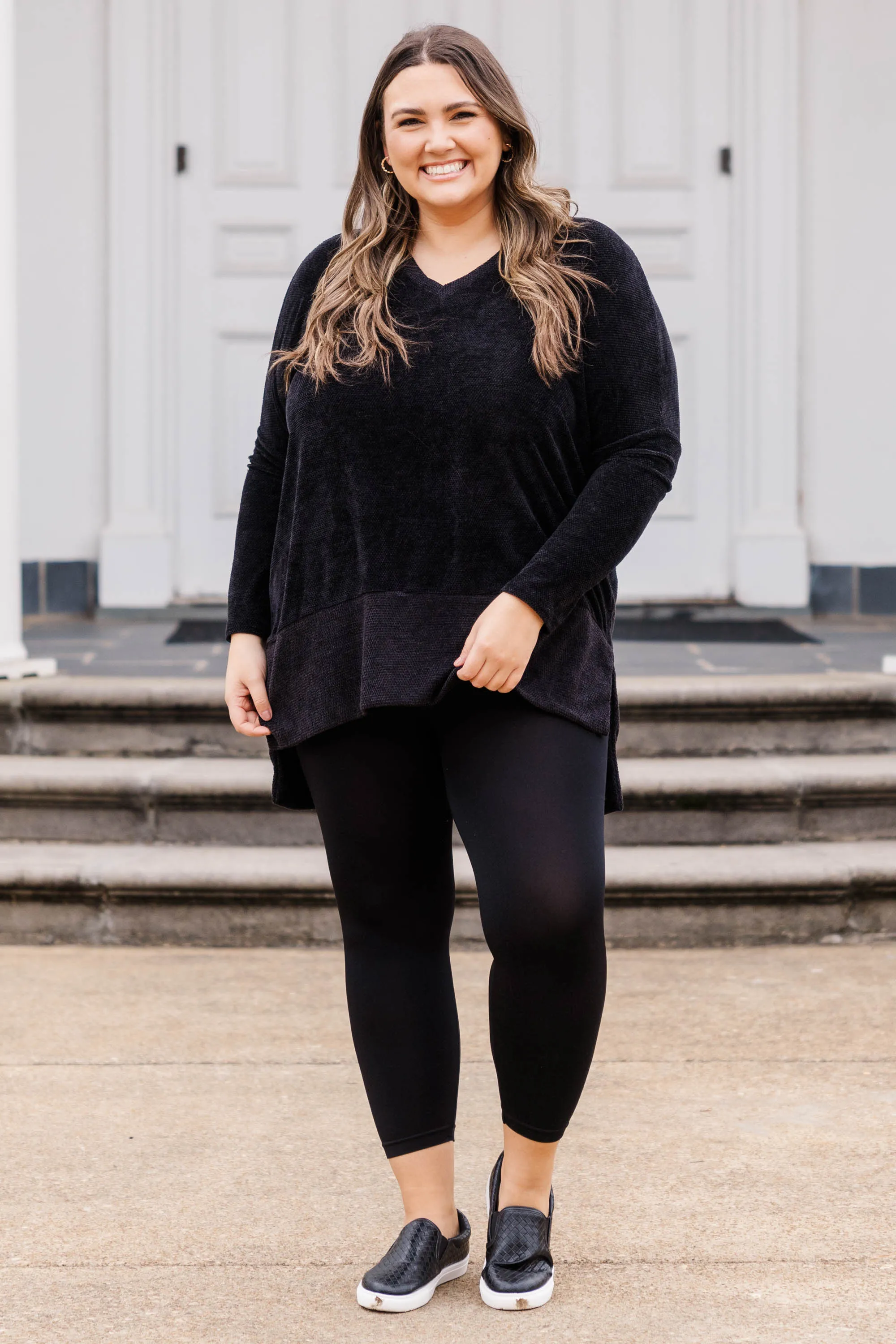 Black Basic Top with Smooth Transition