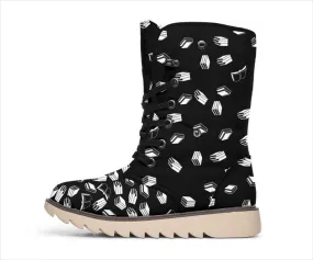 Black Bookish Polar Boots