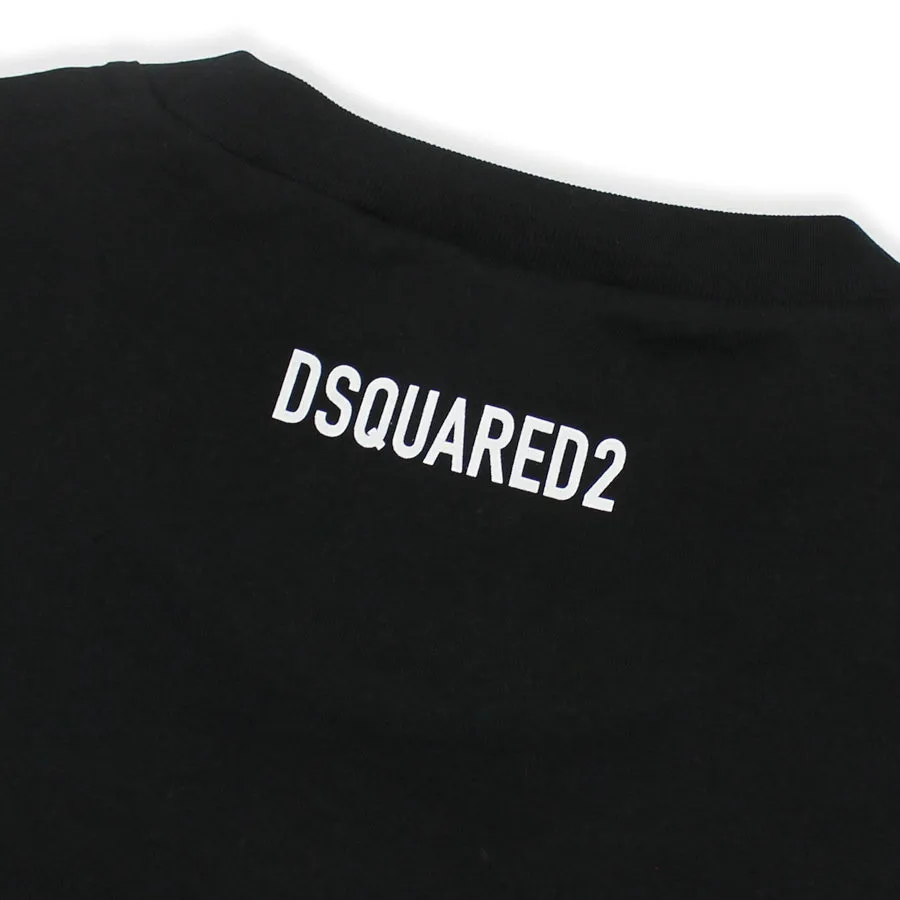 Black DSQUARED2 DSQ2 Logo T-Shirt - Shop Now!