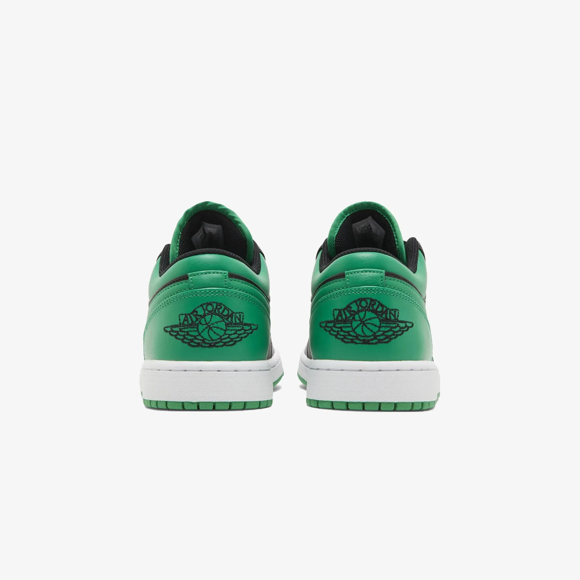 Black Lucky Green White Air Jordan 1 Low