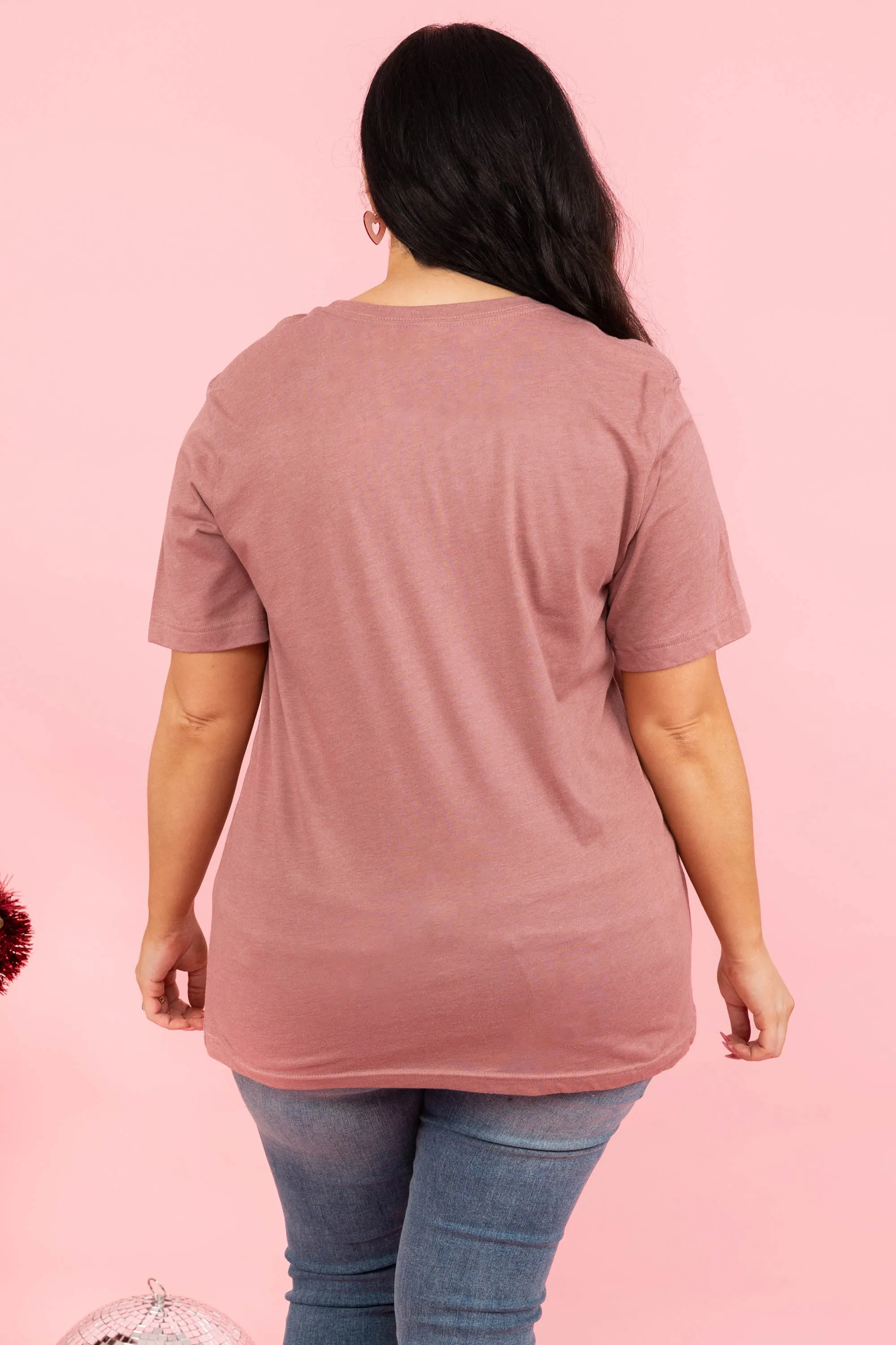 Bless Your Heart T-Shirt in Heather Mauve