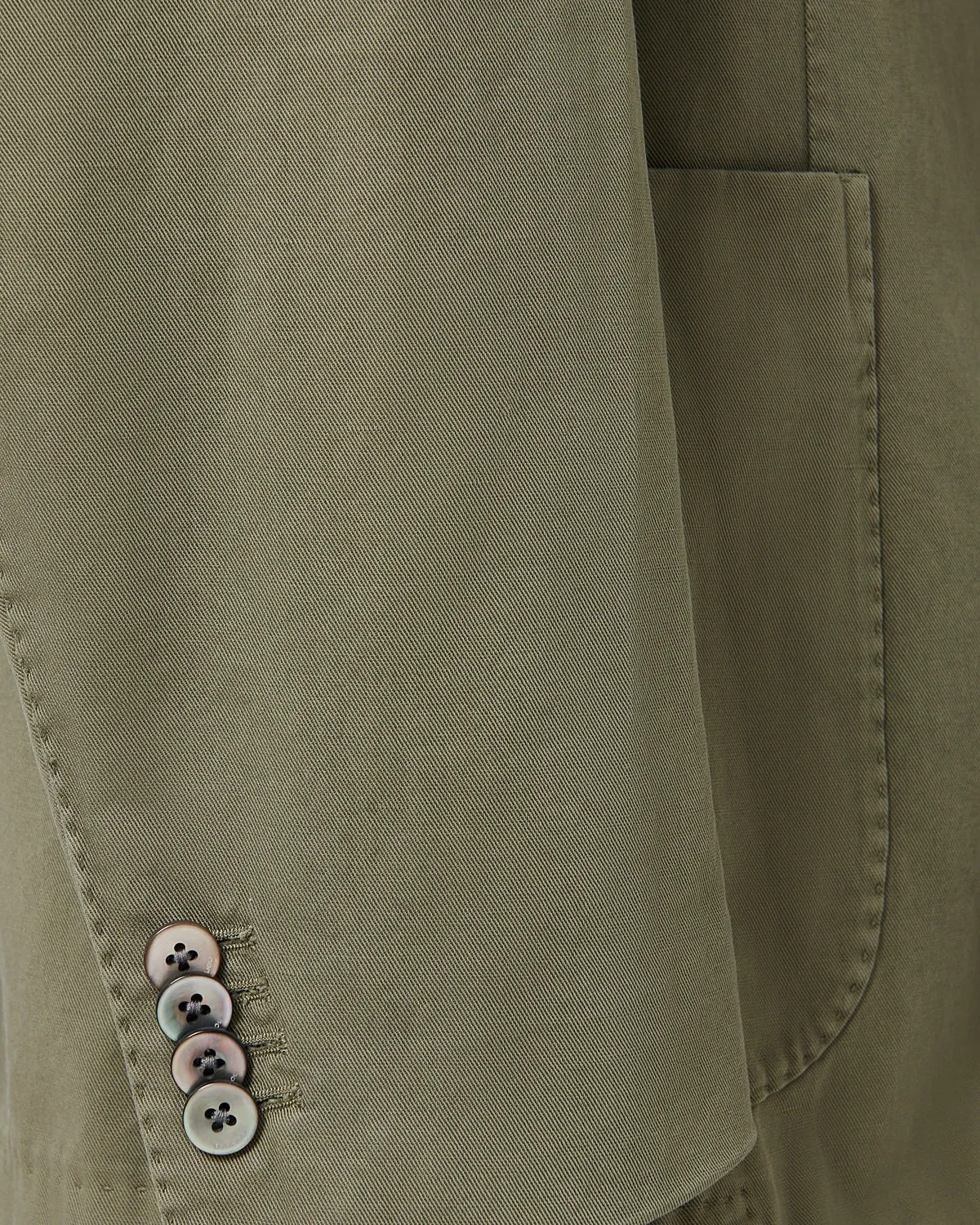 Boglioli Olive Cotton Linen K-Jacket