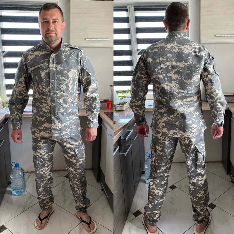 Bold Statement Camo Security Combat Uniform Tactical Combat Special Force