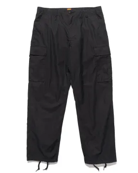 Cargo Pants Black - Cotton Utility Trousers