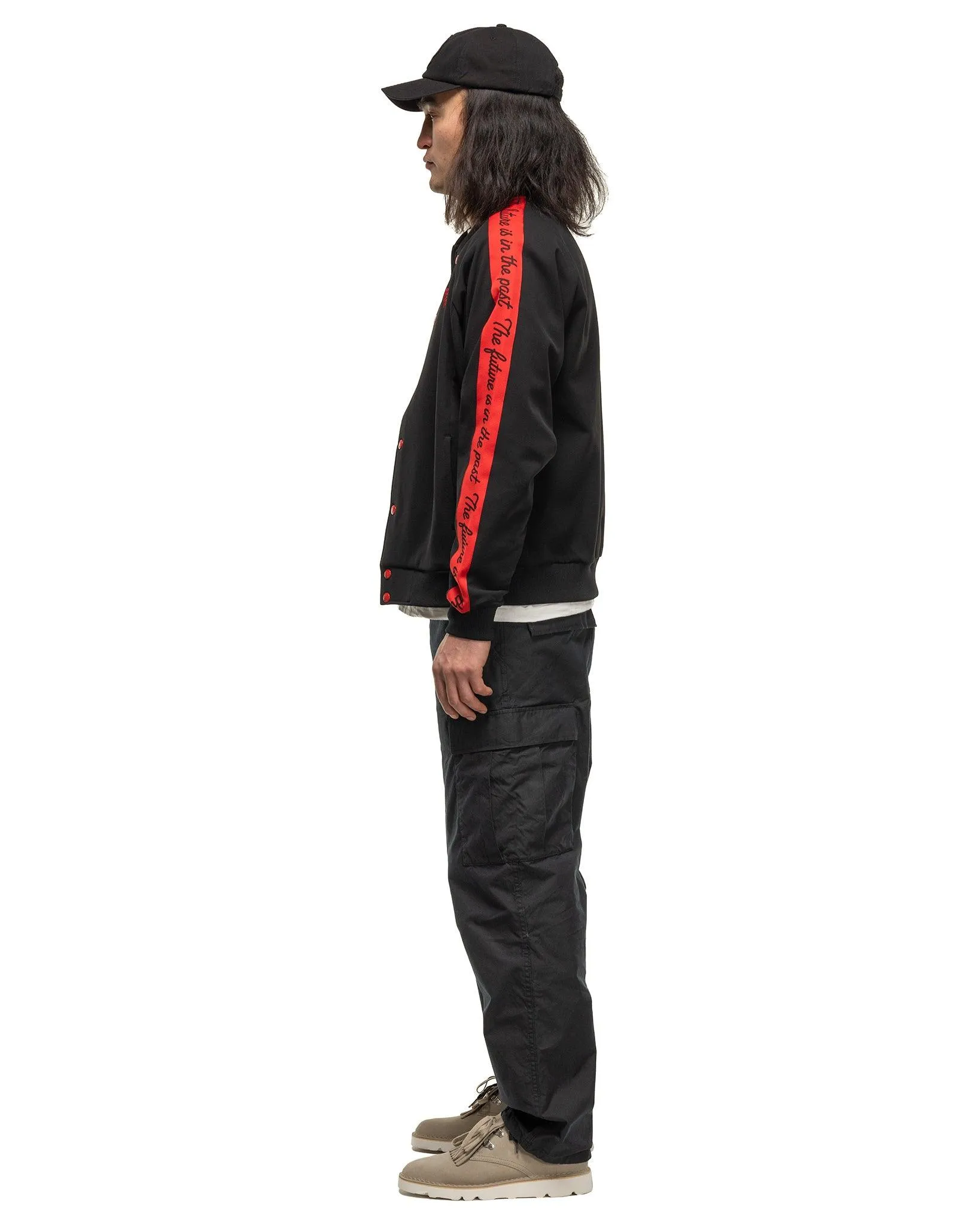 Cargo Pants Black - Cotton Utility Trousers