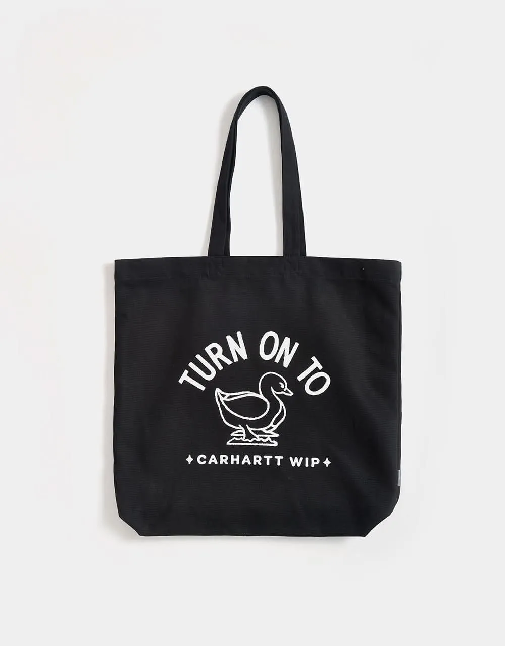 Carhartt WIP Stamp Tote Bag - Black/White