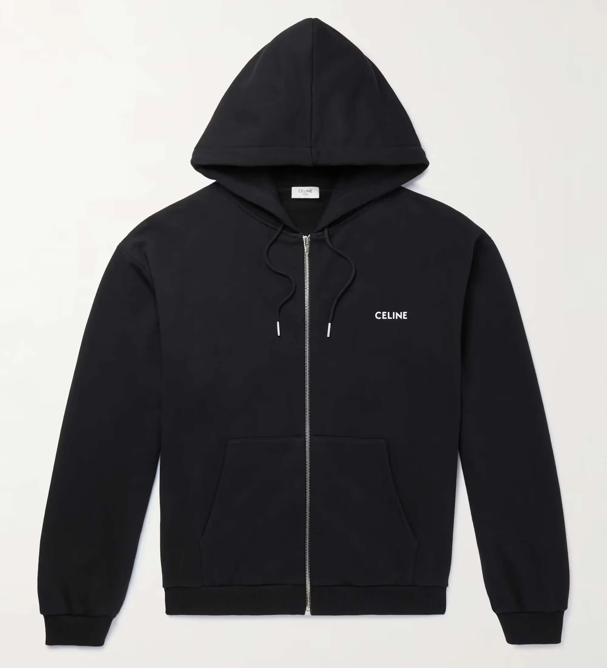 Celine Street Style Long Sleeves Plain Logo Luxury Hoodies