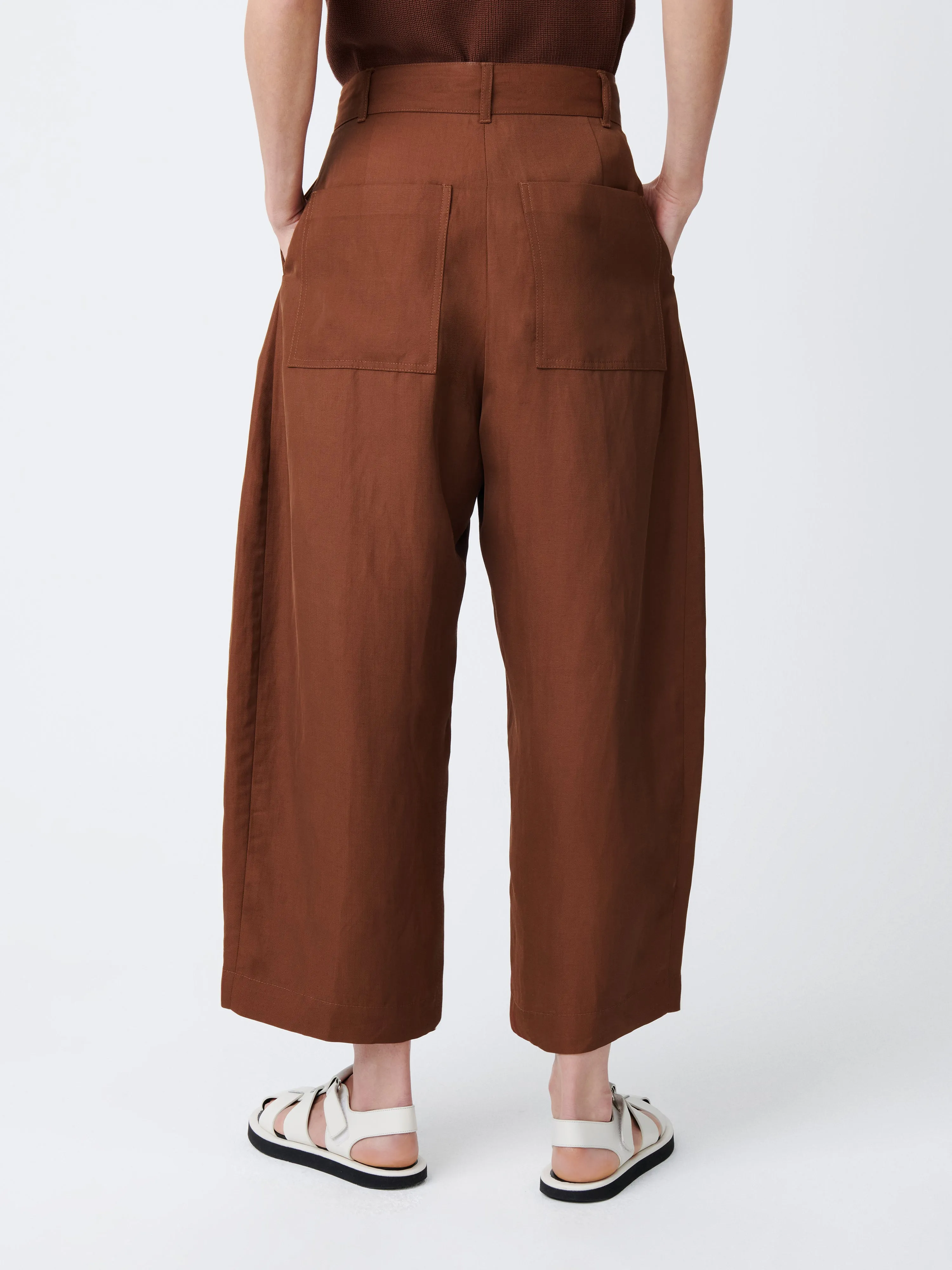 Chalco Pant Carob Brown ecommerce store available