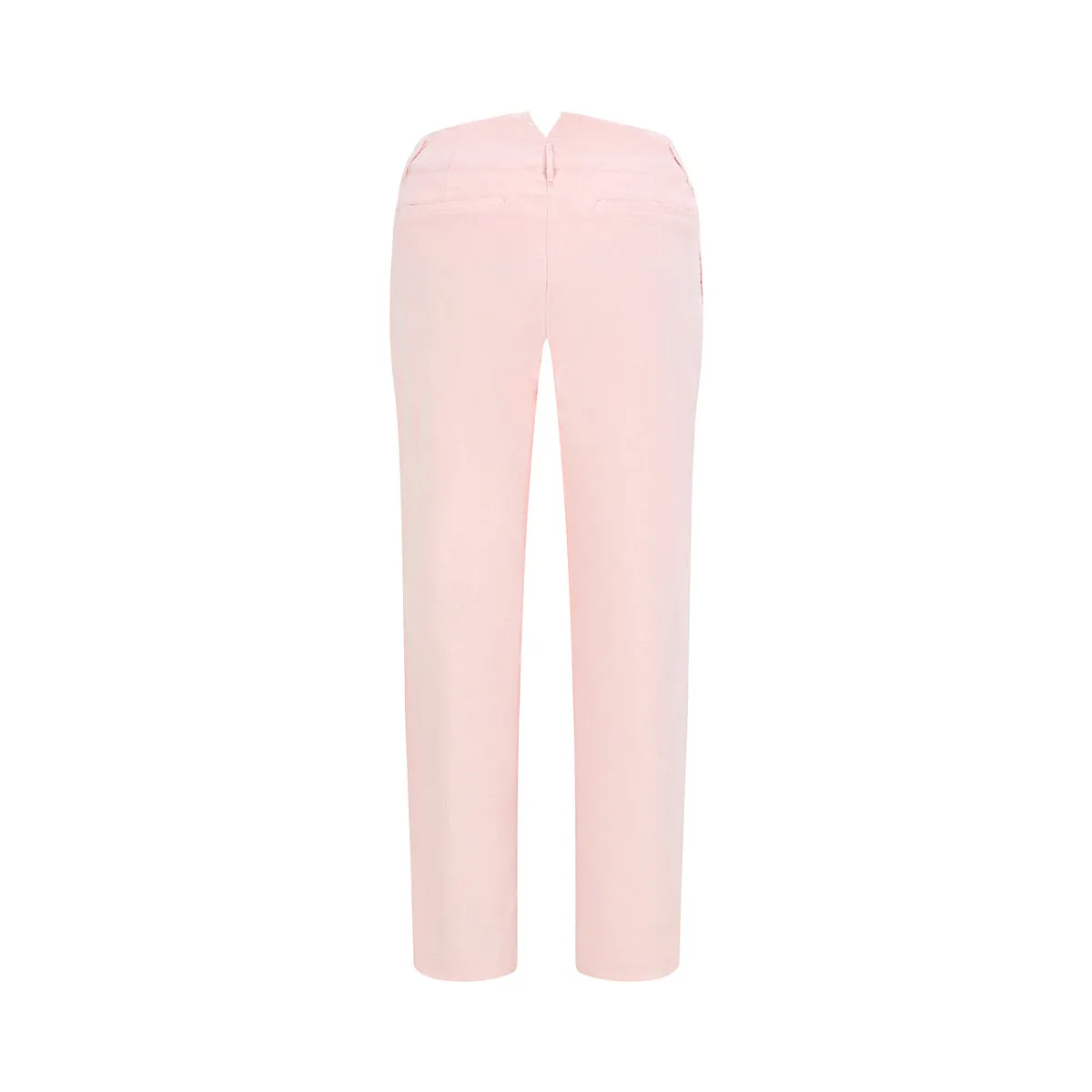 Chino stretch pincord pants pale pink