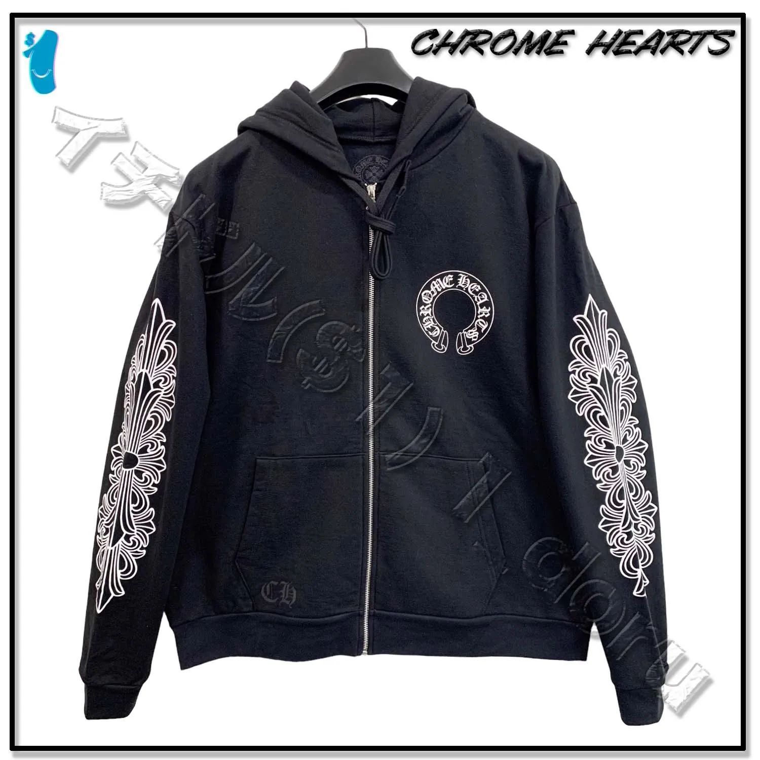 CHROME HEARTS | Hoodies with Street Style Cotton Logo - Unisex, Made of Blended Fabrics - Shop Now!