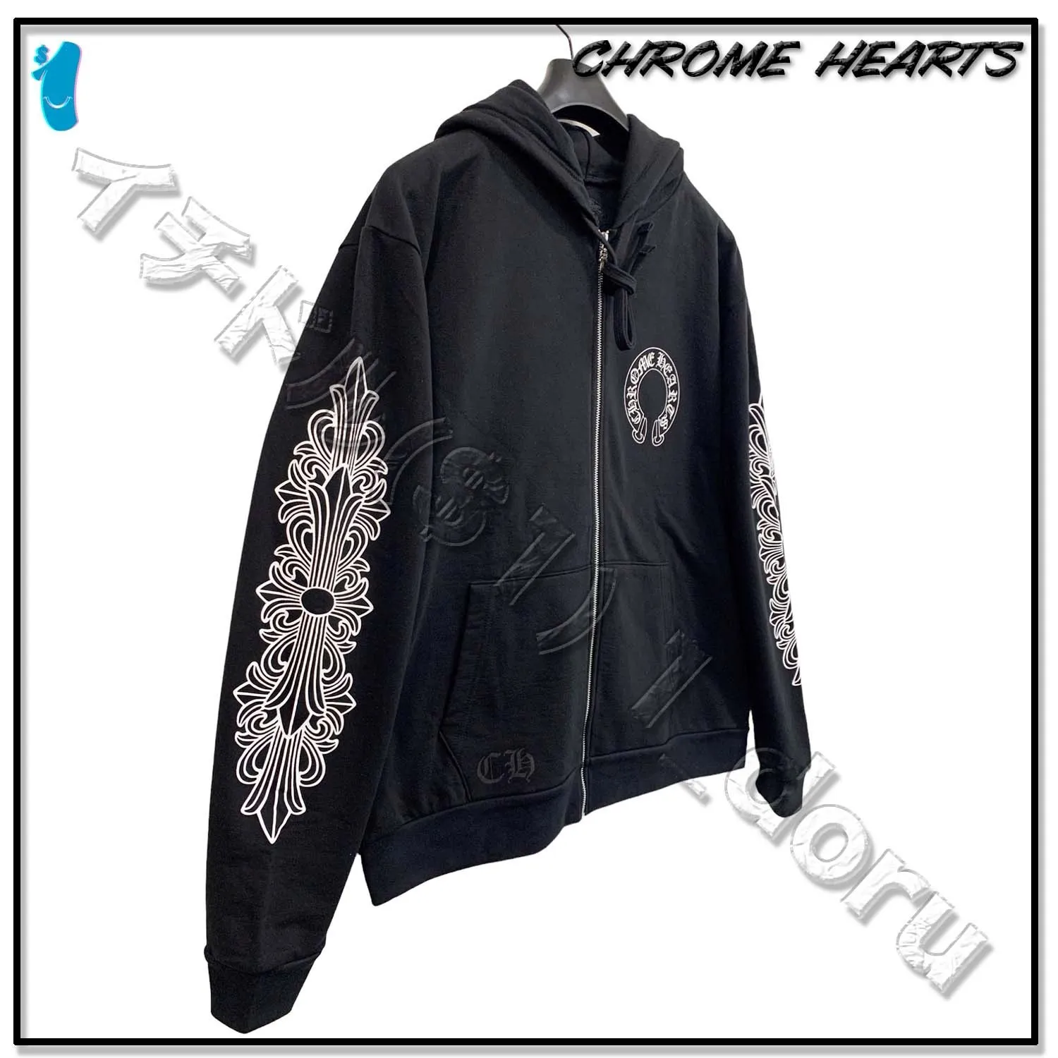 CHROME HEARTS | Hoodies with Street Style Cotton Logo - Unisex, Made of Blended Fabrics - Shop Now!