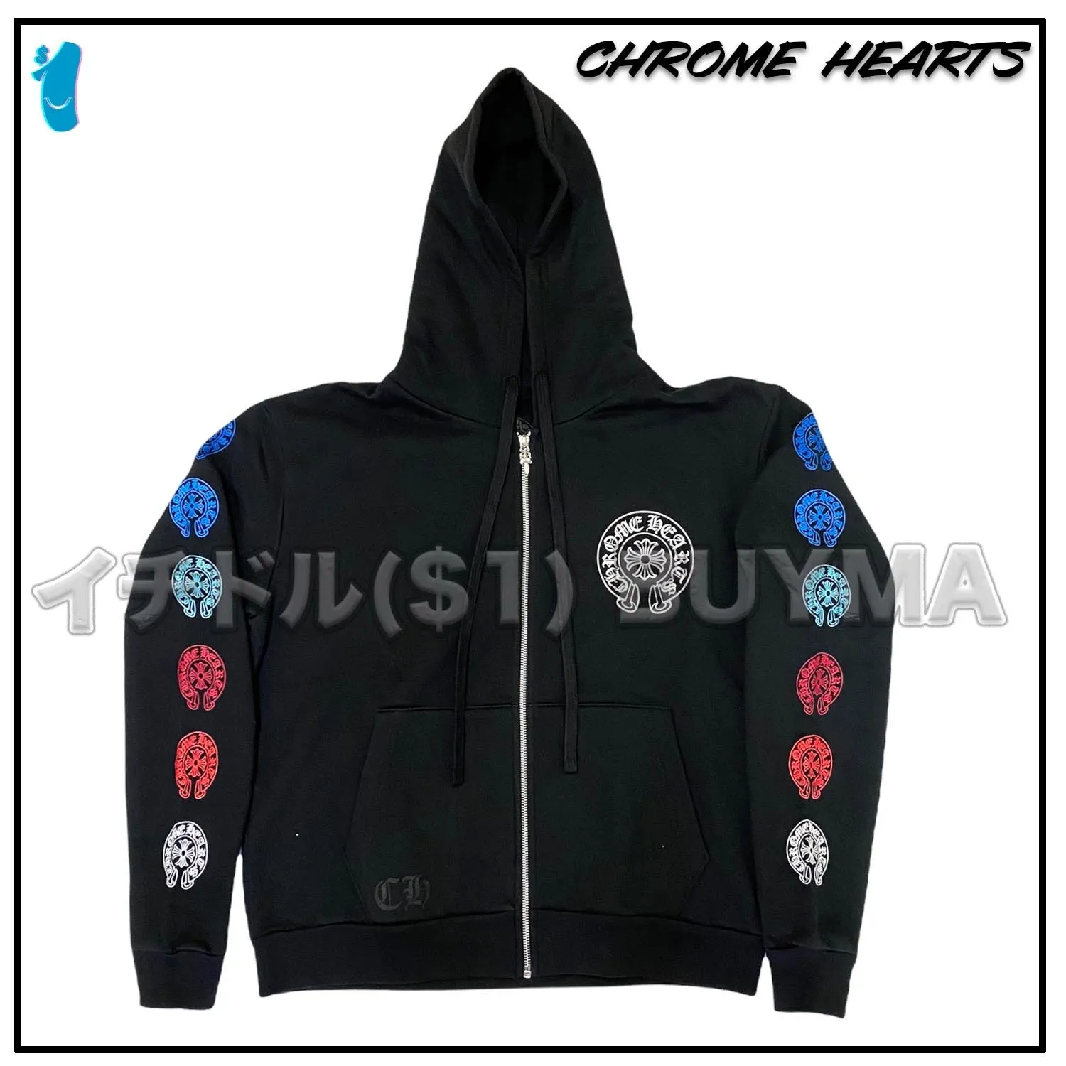 Chrome Hearts | Unisex Cotton Hoodies - Street Style, Long Sleeves