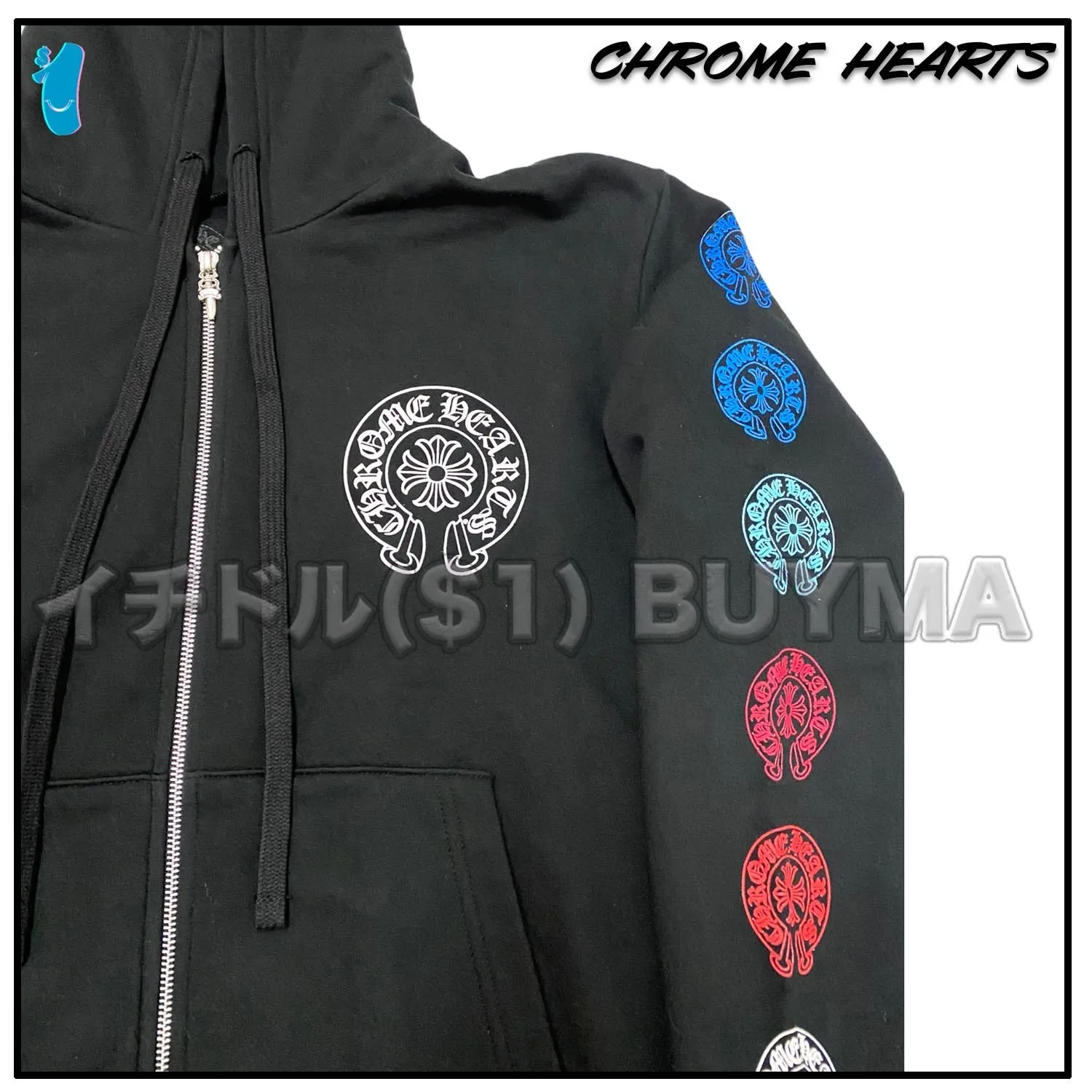 Chrome Hearts | Unisex Cotton Hoodies - Street Style, Long Sleeves