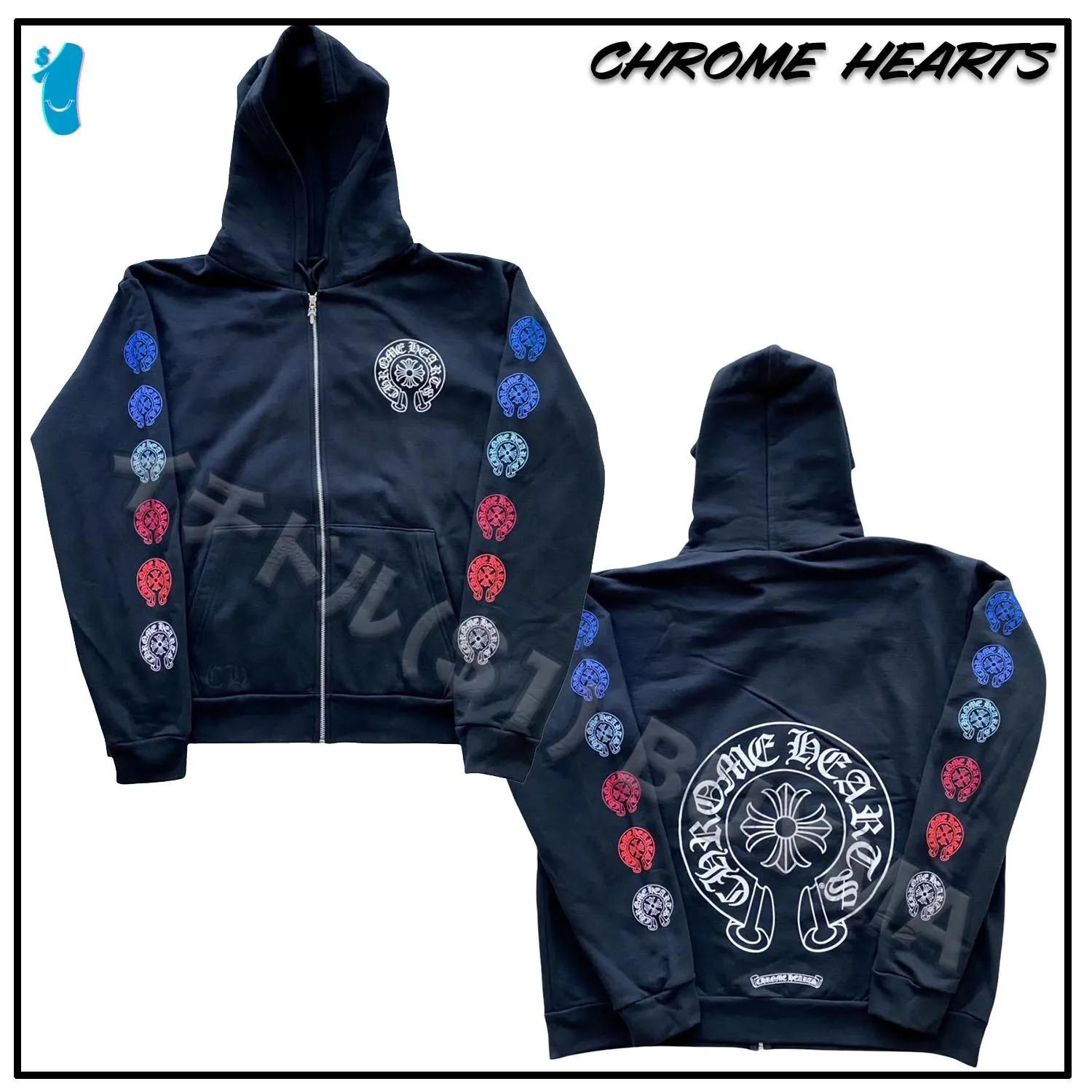 Chrome Hearts | Unisex Cotton Hoodies - Street Style, Long Sleeves