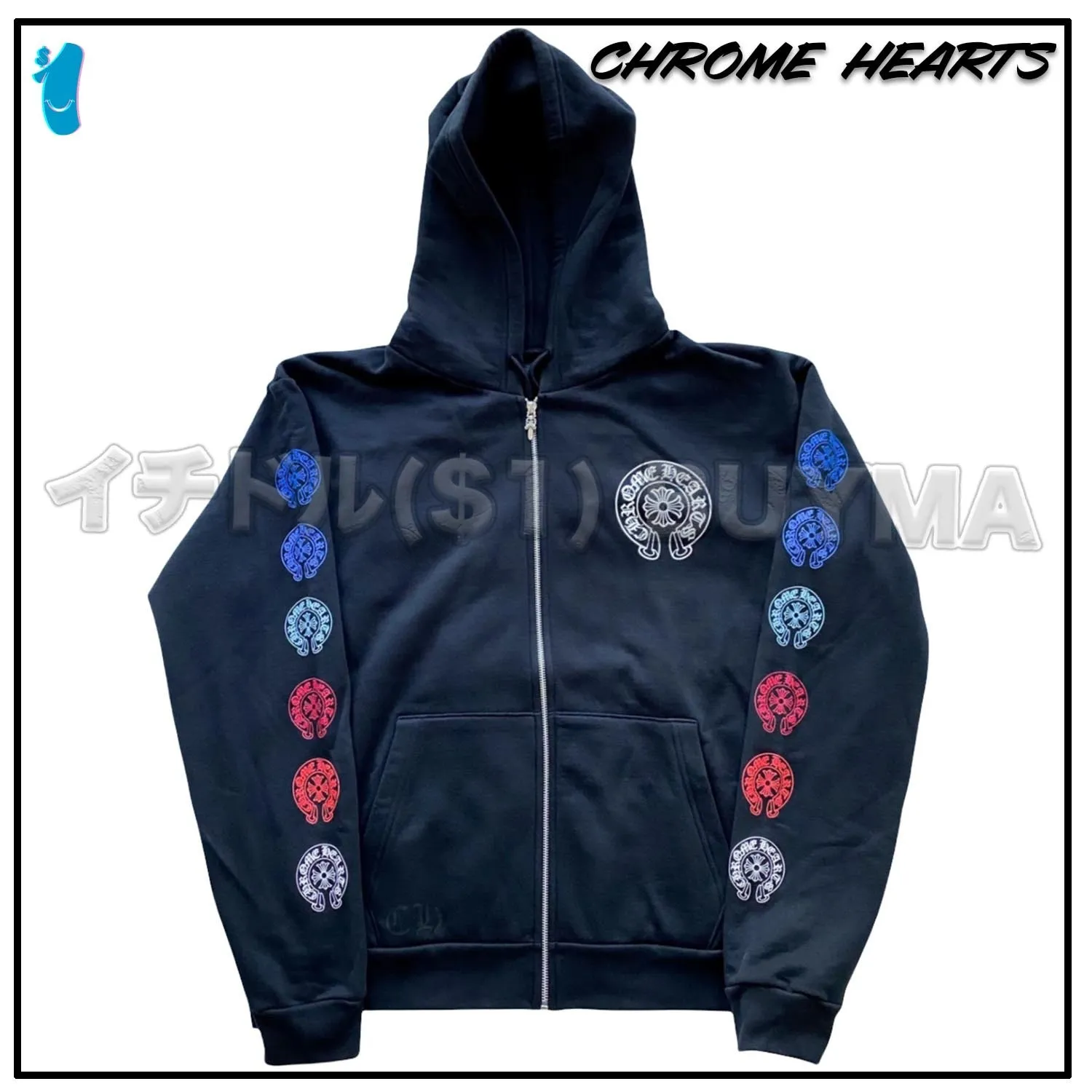 Chrome Hearts | Unisex Cotton Hoodies - Street Style, Long Sleeves