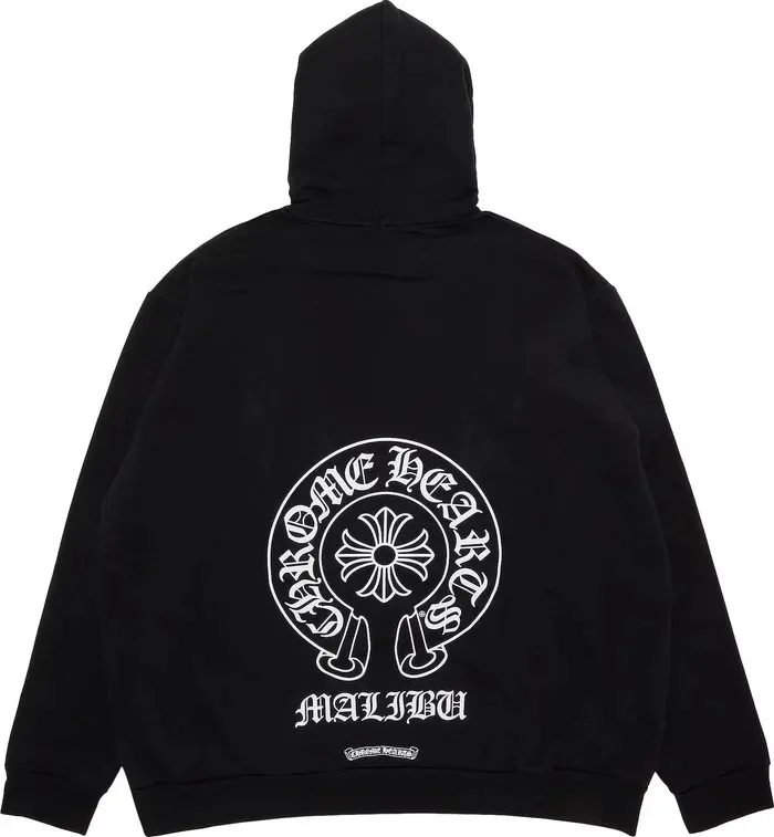 CHROME HEARTS Unisex Street Hoodies - Bridal Logo Style