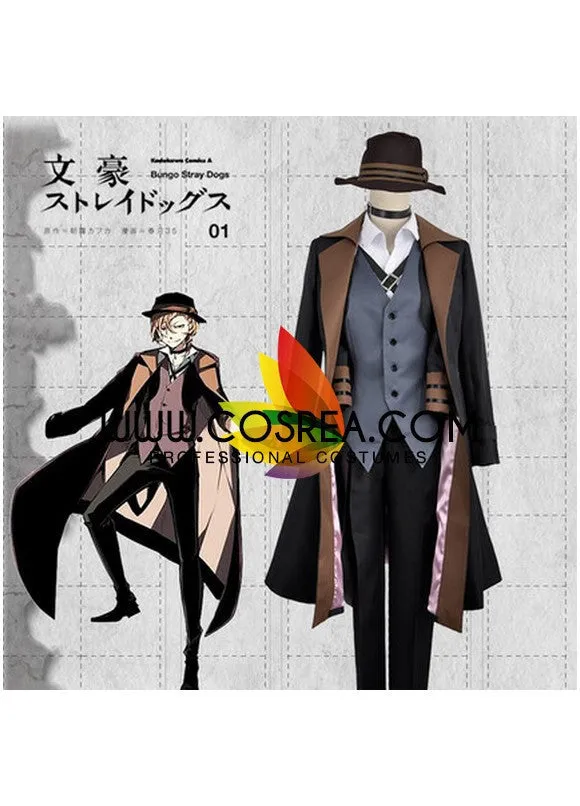 Chuya Nakahara Cosplay Costume - Bungo Stray Dogs Port Mafia