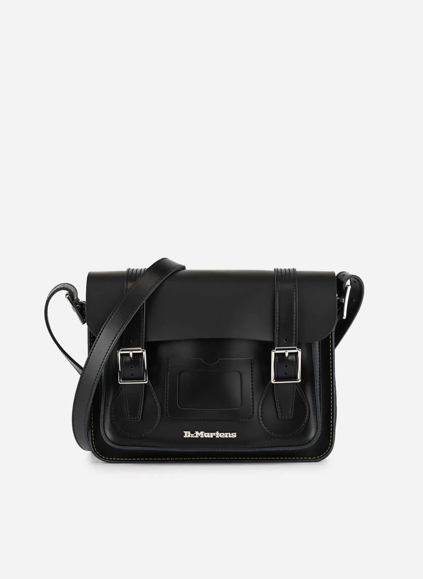 Classic black leather satchel - Nero by DR. Martens