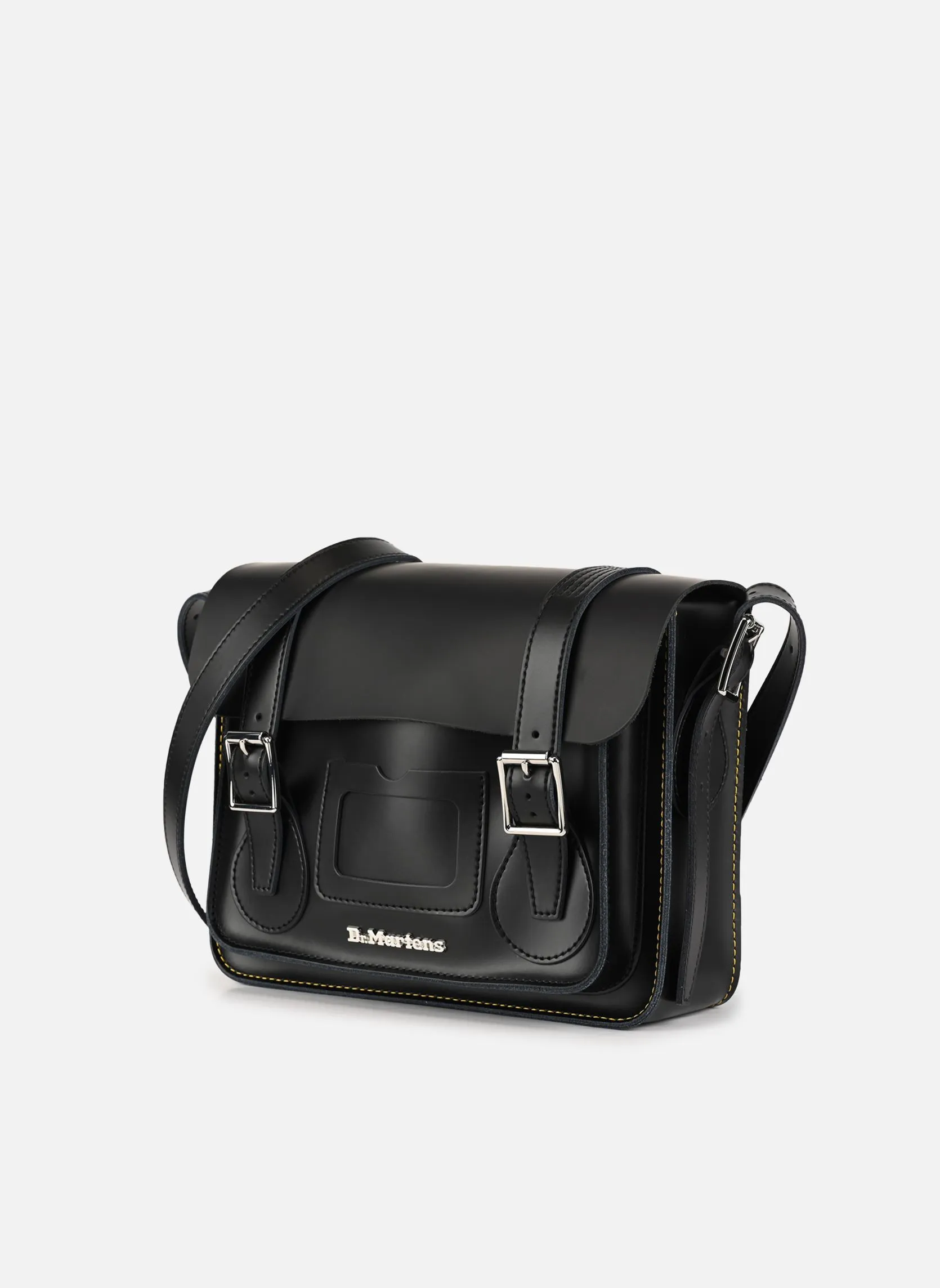 Classic black leather satchel - Nero by DR. Martens