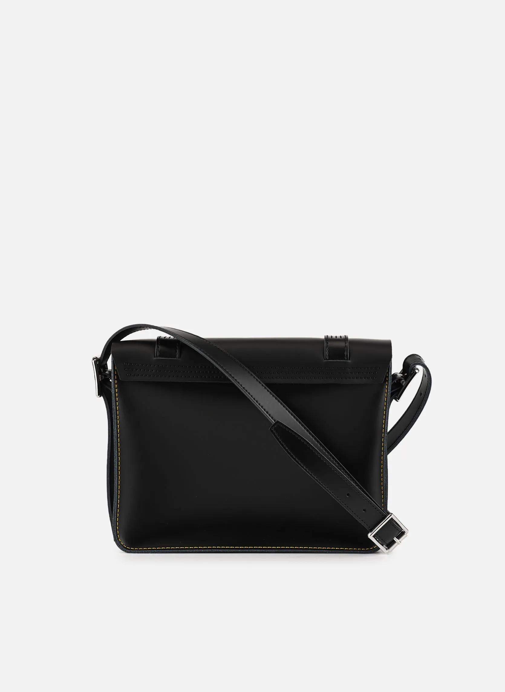 Classic black leather satchel - Nero by DR. Martens