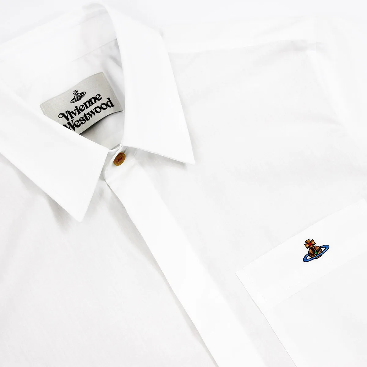 Classic Orb SS Shirt in White - Vivienne Westwood