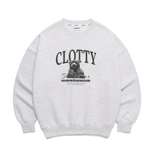 Clotty Long Sleeve Logo Hoodies & Sweatshirts - Unisex Street Style