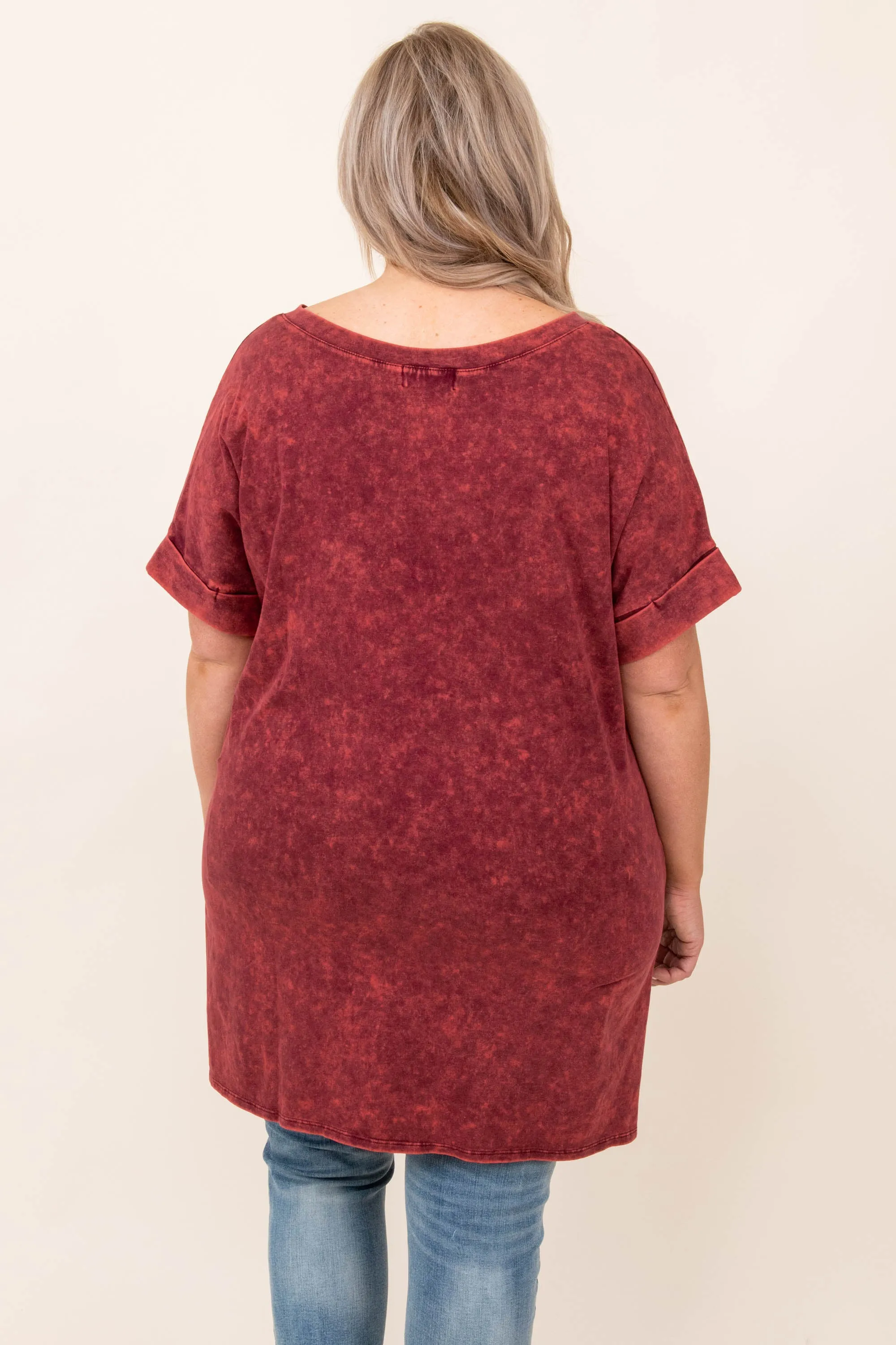 Comfy Travels Top Cabernet Mineral Wash