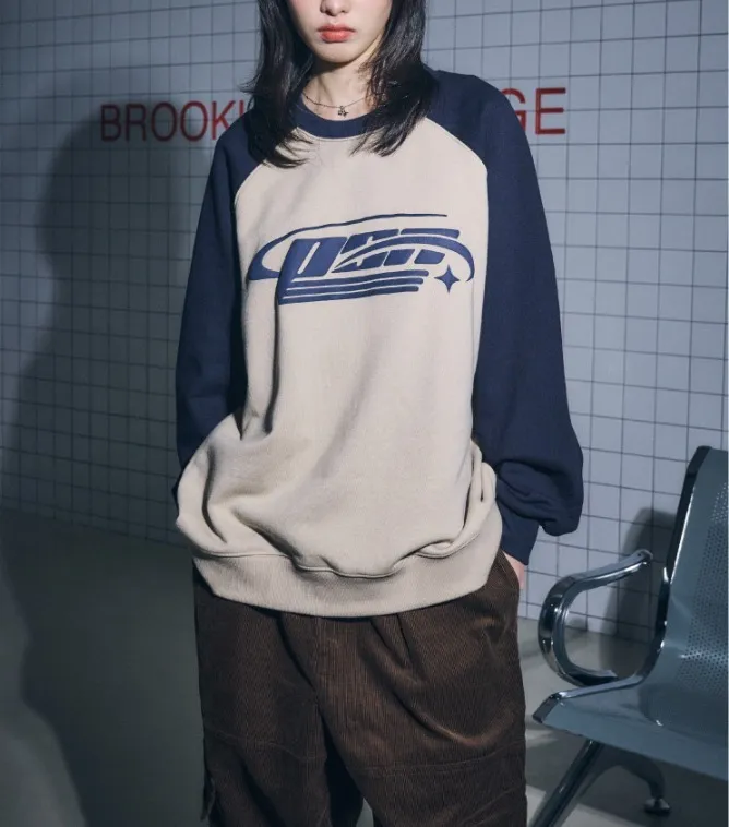 COMPAGNO Shooting Logo Raglan Sweatshirt