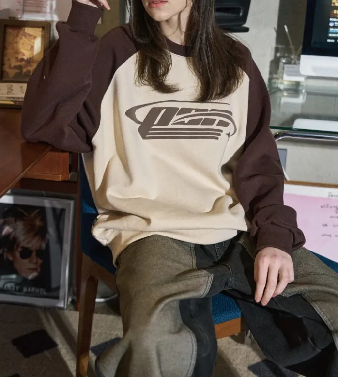 COMPAGNO Shooting Logo Raglan Sweatshirt