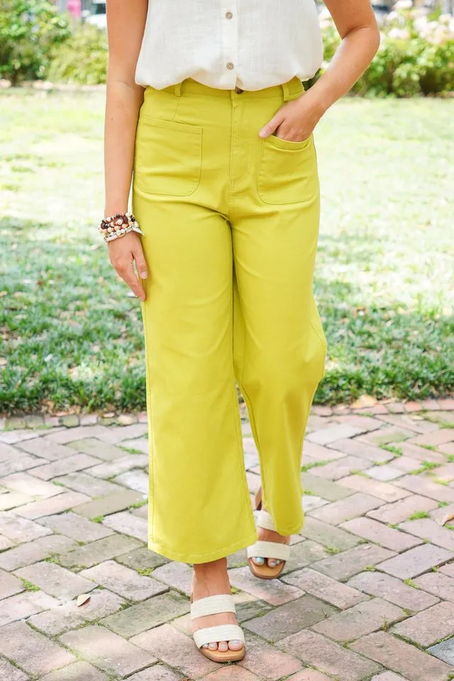 Connie Lime Pants - Latest Collection - Affordable Prices - Trendy Fashion - Shop Now