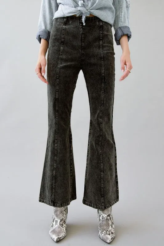 Corduroy Wide-Leg Trousers