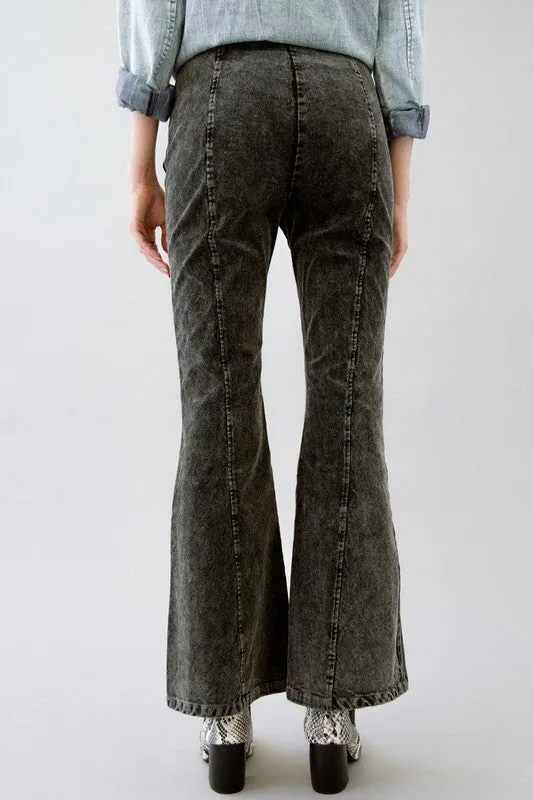 Corduroy Wide-Leg Trousers