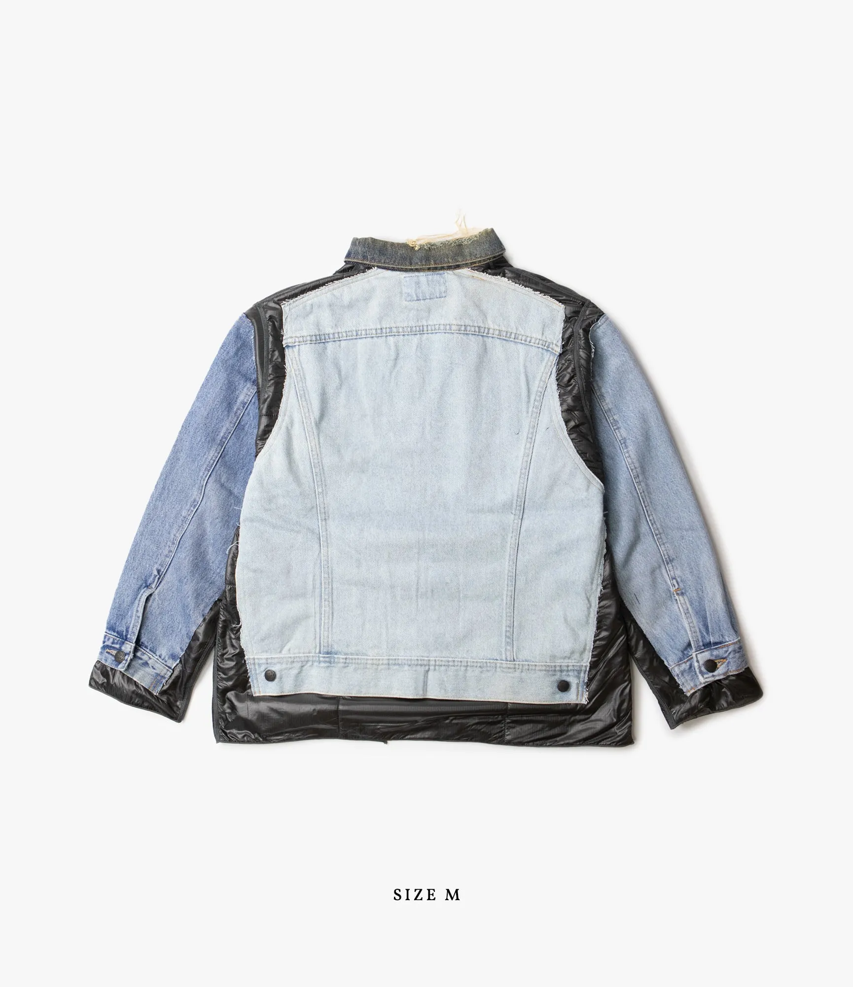 Covered Jacket –Indigo Denim / Black Ripstop Nylon