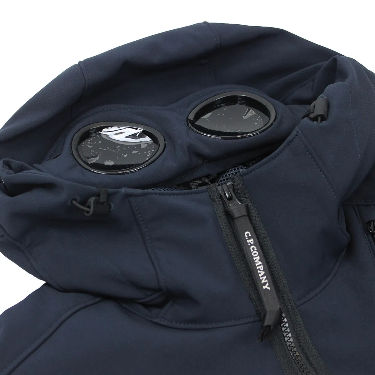 CP Company Goggle Hooded Gilet Navy