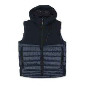 CP Company Goggle Hooded Gilet Navy