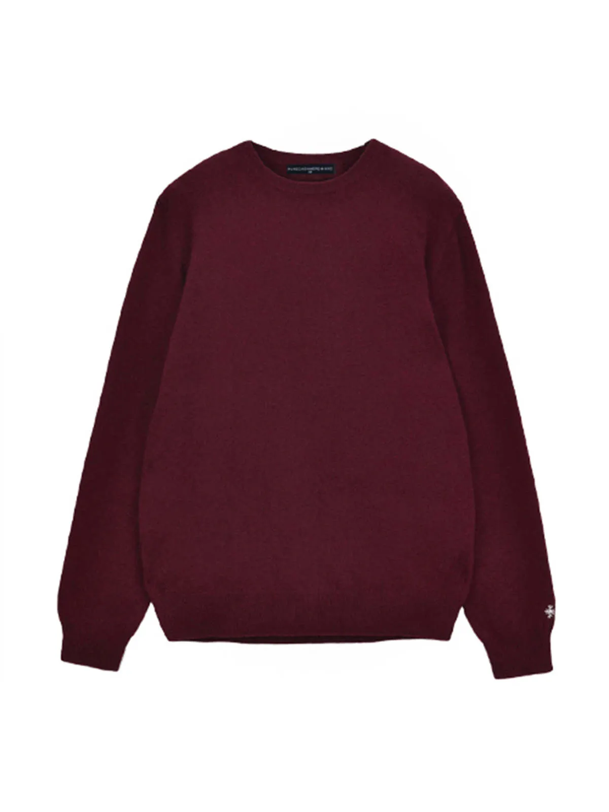 Crew Neck Sweater - Burgundy