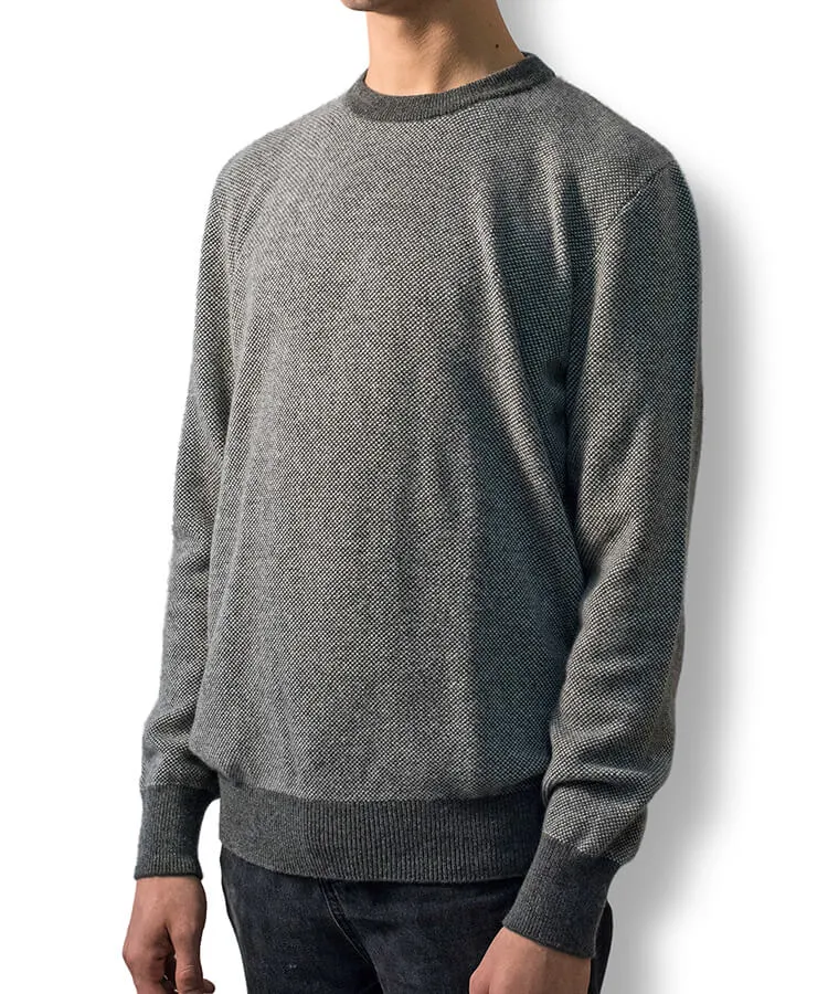 Crew neck sweater for men