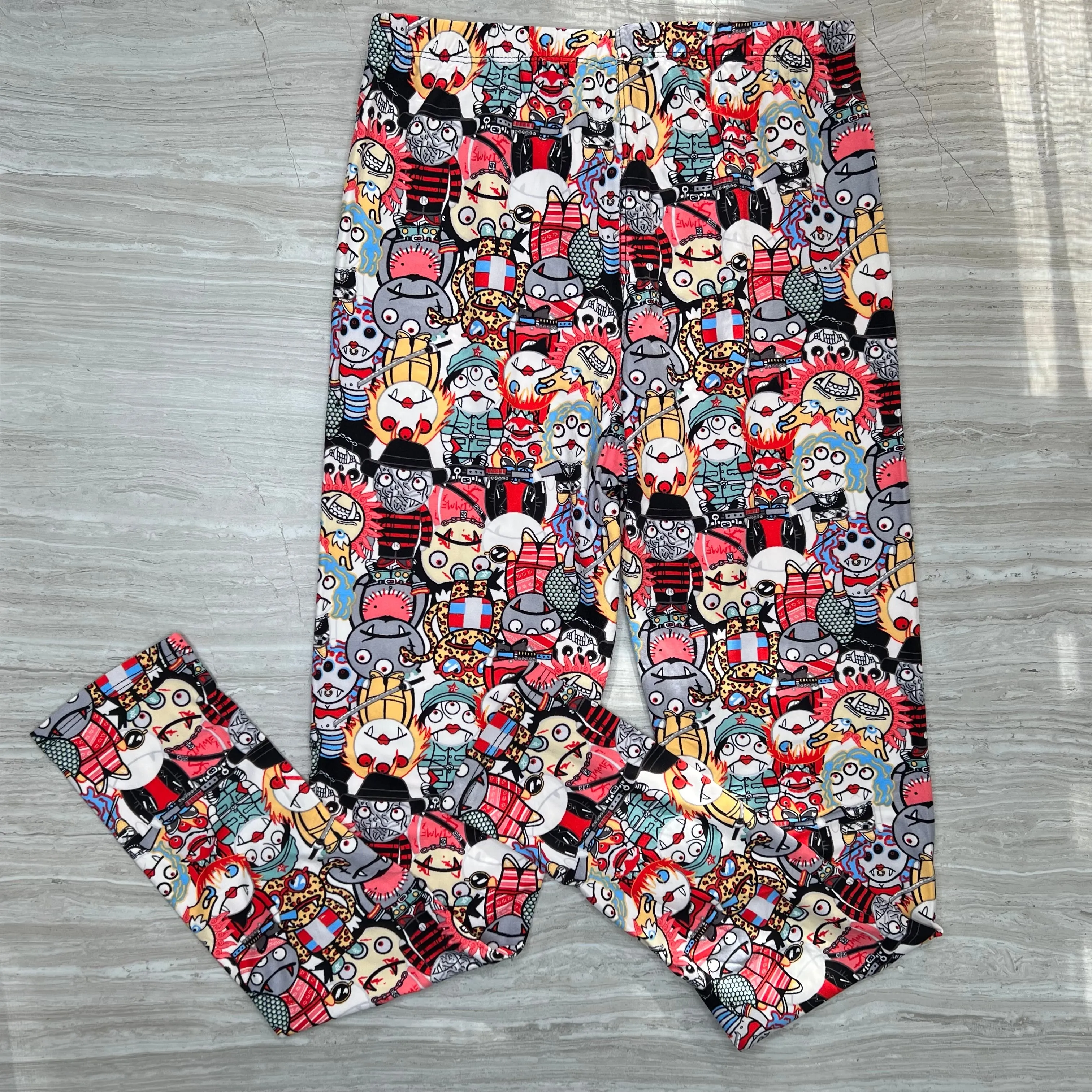 Cute Alien Monster Soft Leggings