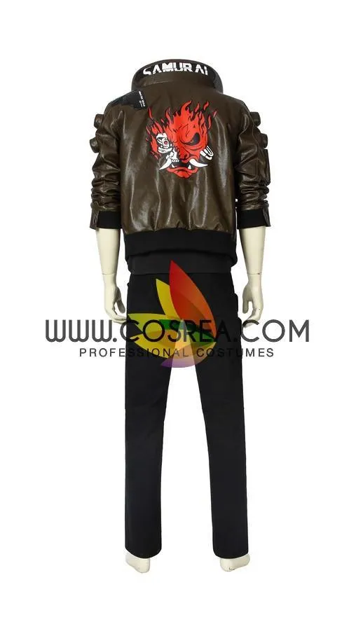 Cyberpunk 2077 Men's Faux Leather Cosplay Outfit