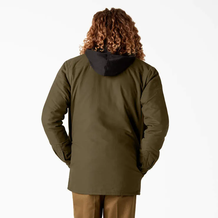 Dickies Canvas Shirt Jacket with Hood Olive