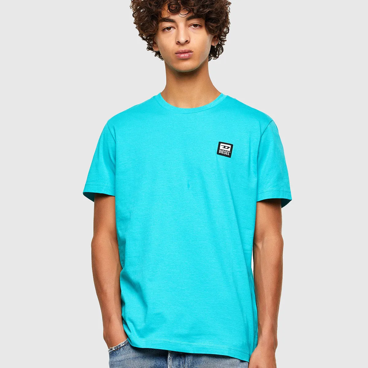 DIESEL T-DIEGOS-K30 Turquoise T-Shirt - Buy Now!