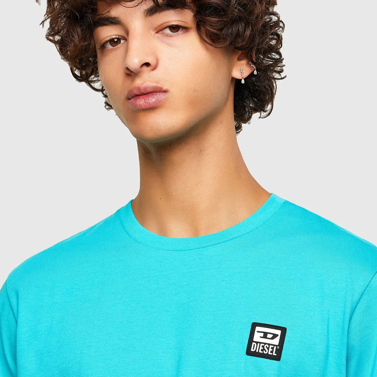 DIESEL T-DIEGOS-K30 Turquoise T-Shirt - Buy Now!