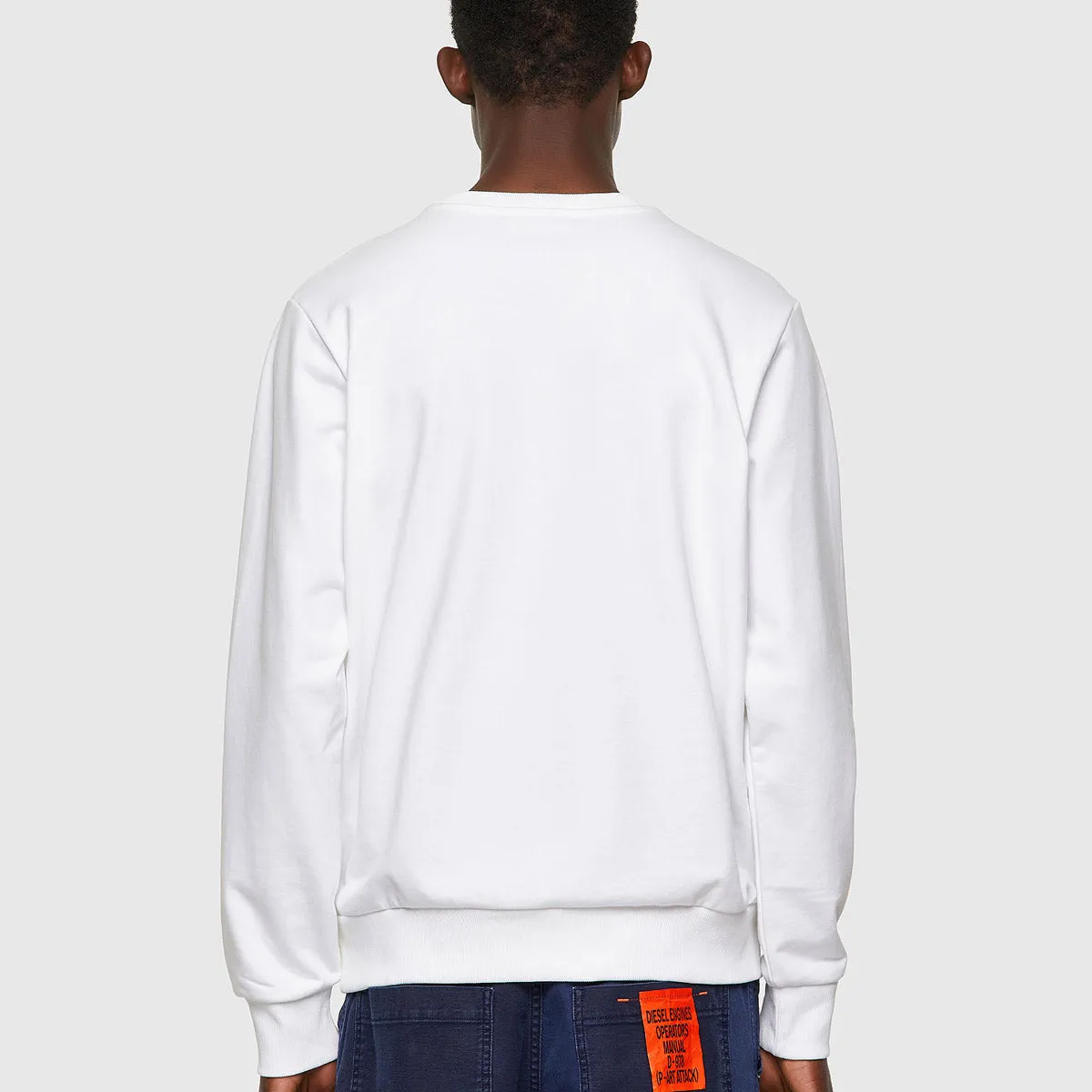 Diesel White Sweatshirt - S-GIRK-K12