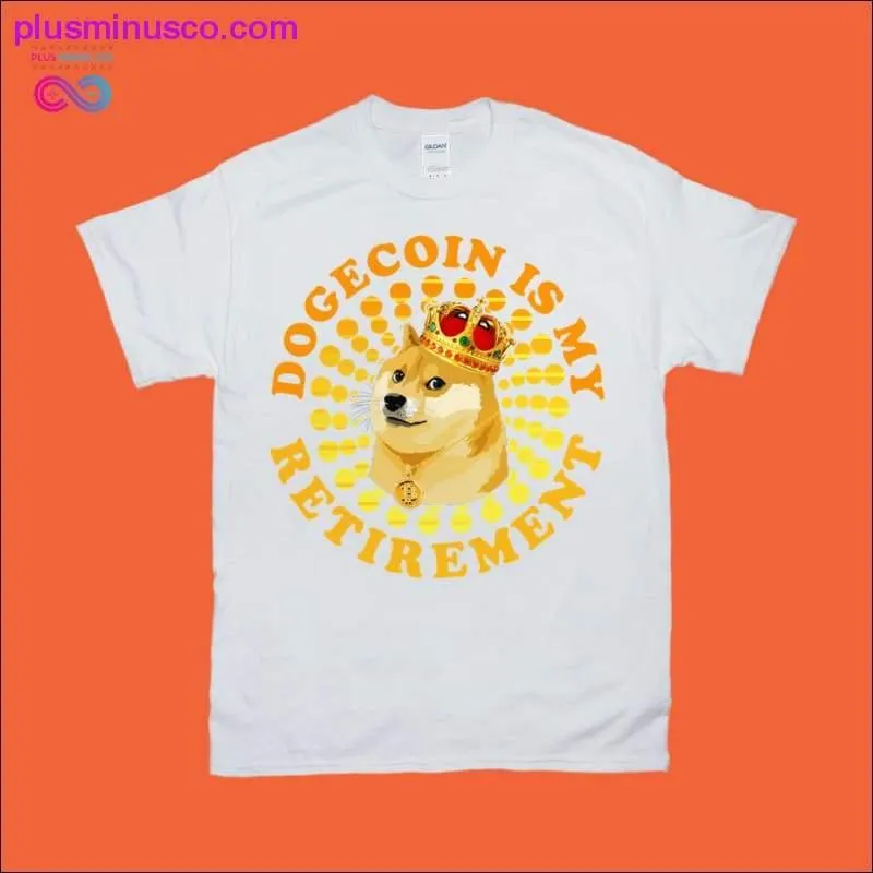 Dogecoin Retirement | Spiral Dots | Vintage Sunset