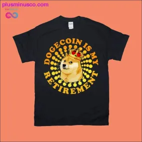 Dogecoin Retirement | Spiral Dots | Vintage Sunset