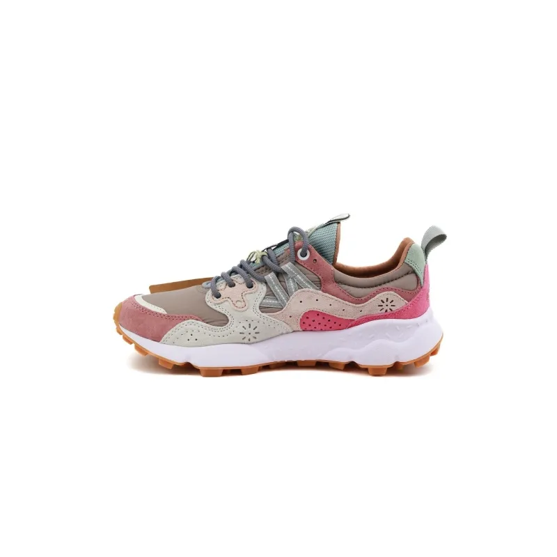 Donna multicolore rosa sneakers.