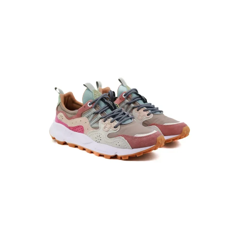 Donna multicolore rosa sneakers.