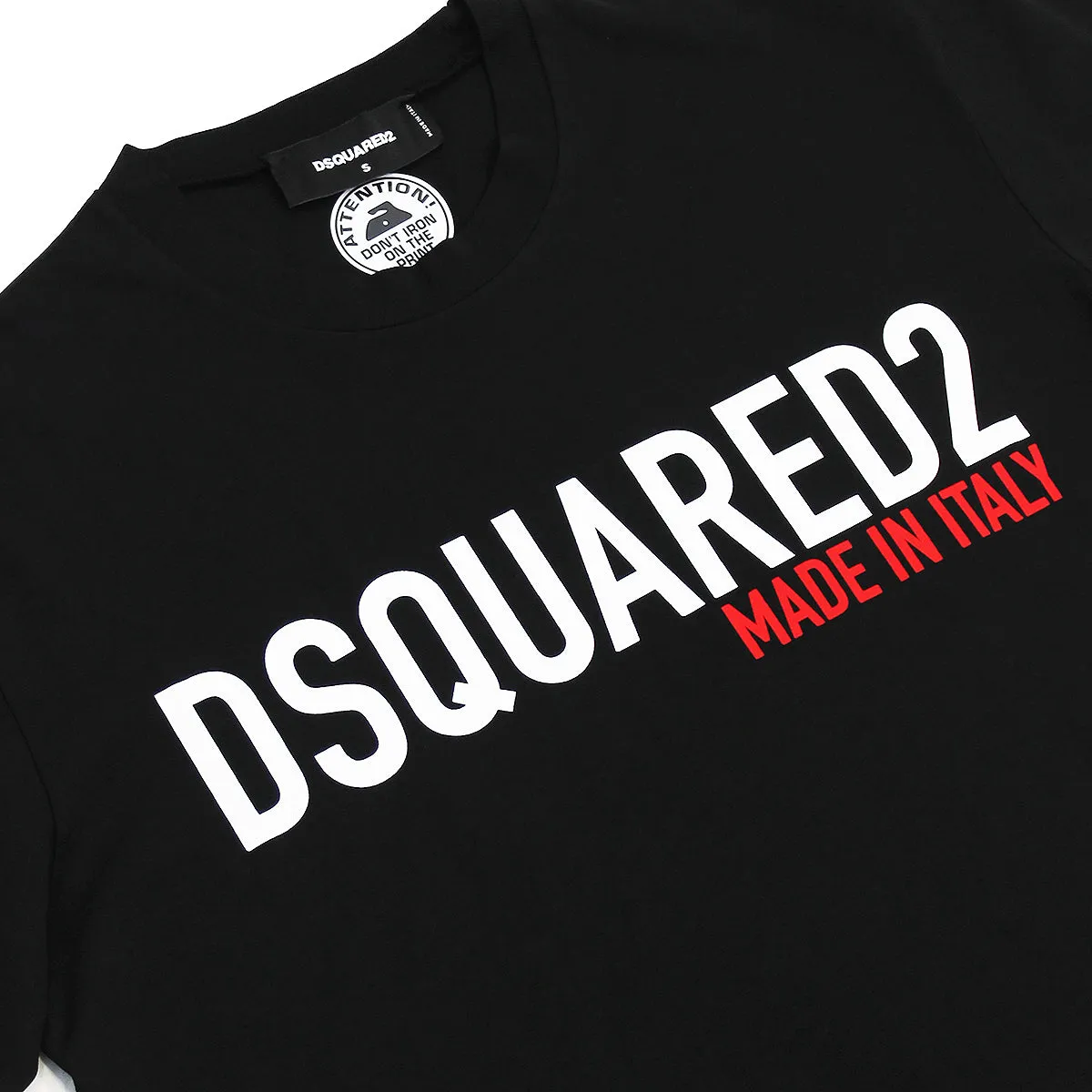 DSQUARED2 Black Made In Italy T-Shirt