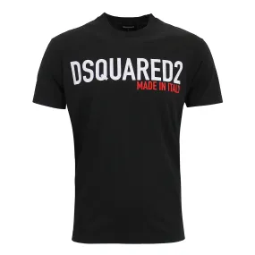 DSQUARED2 Black Made In Italy T-Shirt